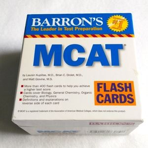 Barron's MCAT Flashcards New in Box